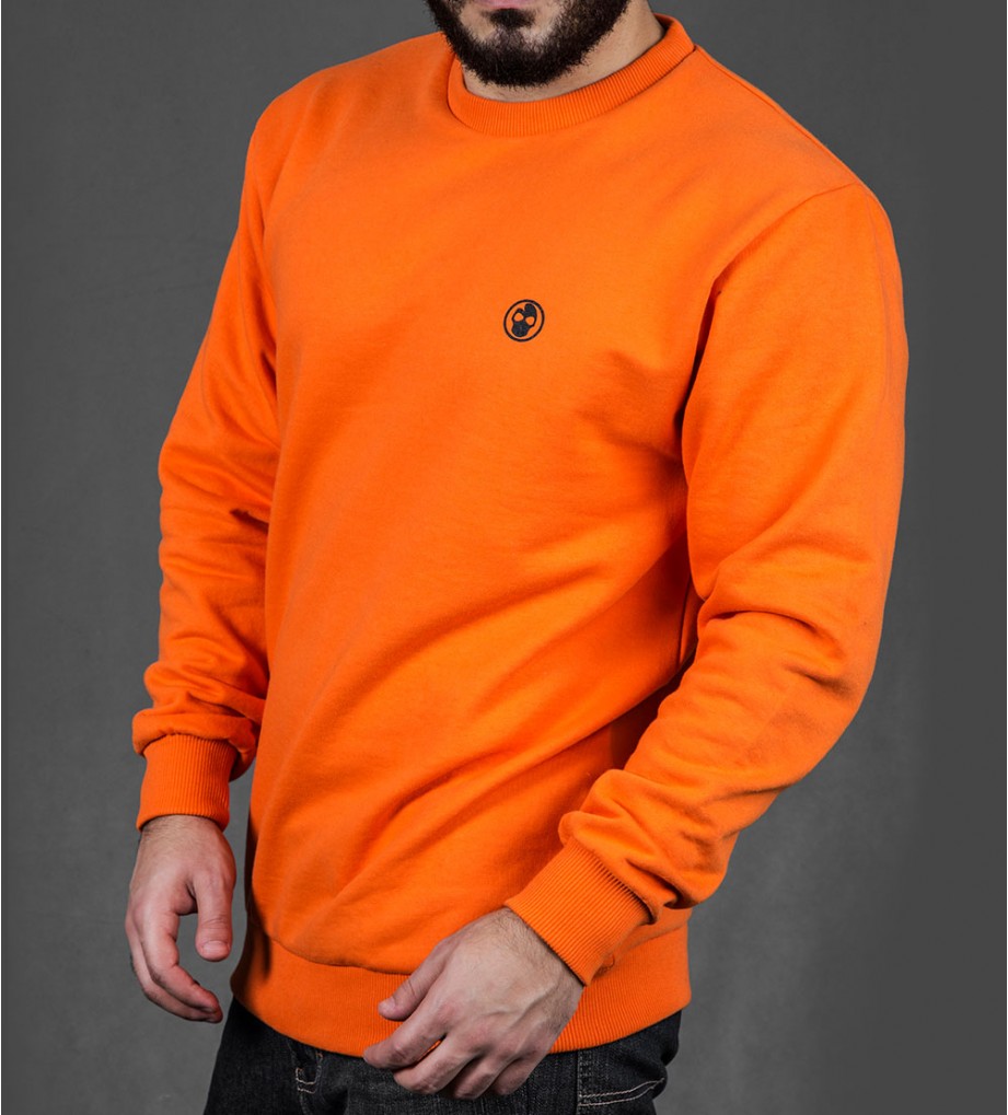 Orange Basic Sweater